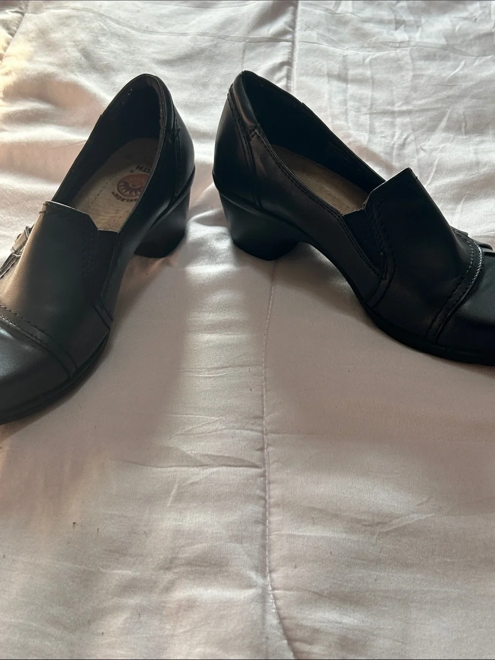 Earth Origins Black Slip-On Comfort Loafers for Women Size 7.5